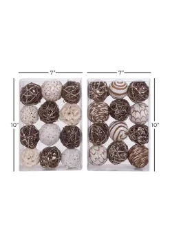 Flash Sale 🥰 Coastal Dried Plant Orbs & Vase Filler - Set of 2 by Monroe Lane 😍 -Monroe Lane Sales Belk 19808