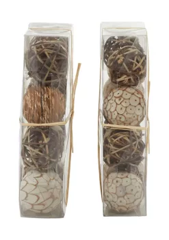 Flash Sale 🥰 Coastal Dried Plant Orbs & Vase Filler - Set of 2 by Monroe Lane 😍 -Monroe Lane Sales Belk 19809
