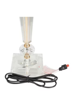 Deals 😍 Traditional Linen Buffet Lamp by Monroe Lane 🌟 -Monroe Lane Sales Belk 19835