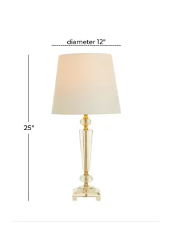 Deals 😍 Traditional Linen Buffet Lamp by Monroe Lane 🌟 -Monroe Lane Sales Belk 19836