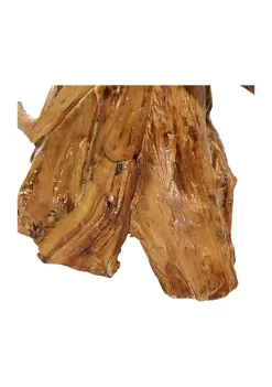 Brand new 😍 Bohemian Teak Wood Sculpture by Monroe Lane 🧨 -Monroe Lane Sales Belk 19840