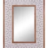 Coupon 🔥 Wood Farmhouse Wall Mirror by Monroe Lane 🌟