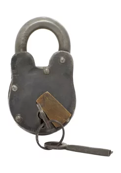 Discount 🎁 Vintage Brass Lock And Key by Monroe Lane ⭐ -Monroe Lane Sales Belk 19868