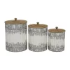 Coupon 🔔 Farmhouse Metal Decorative Jars - Set of 3 by Monroe Lane 😀