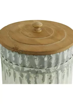 Coupon 🔔 Farmhouse Metal Decorative Jars - Set of 3 by Monroe Lane 😀 -Monroe Lane Sales Belk 19886