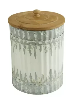 Coupon 🔔 Farmhouse Metal Decorative Jars - Set of 3 by Monroe Lane 😀 -Monroe Lane Sales Belk 19888