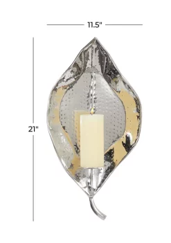 Cheapest ❤️ Contemporary Stainless Steel Wall Sconce by Monroe Lane 🤩 -Monroe Lane Sales Belk 19944