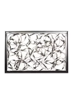 Outlet 🤩 Contemporary Metal Wall Decor by Monroe Lane ⌛ -Monroe Lane Sales Belk 19954