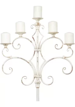 Best Sale 😍 French Country Metal Candelabra by Monroe Lane 😉 -Monroe Lane Sales Belk 19962