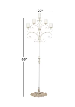 Best Sale 😍 French Country Metal Candelabra by Monroe Lane 😉 -Monroe Lane Sales Belk 19963