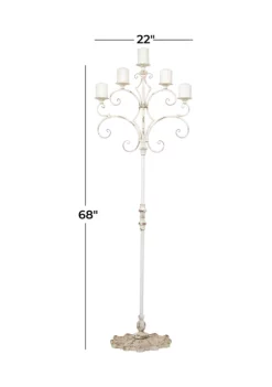 Best Sale 😍 French Country Metal Candelabra by Monroe Lane 😉 -Monroe Lane Sales Belk 19964