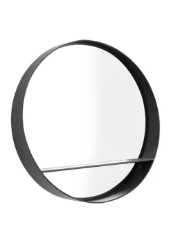 Best reviews of 🎉 Contemporary Metal Wall Mirror by Monroe Lane 😀 -Monroe Lane Sales Belk 19989
