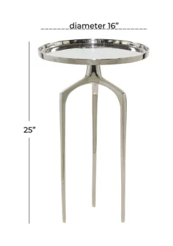Discount 😍 Contemporary Aluminum Accent Table by Monroe Lane 😉 -Monroe Lane Sales Belk 20021