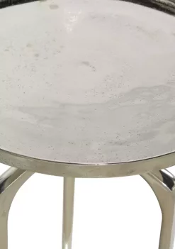 Discount 😍 Contemporary Aluminum Accent Table by Monroe Lane 😉 -Monroe Lane Sales Belk 20023