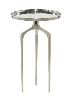 Discount 😍 Contemporary Aluminum Accent Table by Monroe Lane 😉 -Monroe Lane Sales Belk 20025
