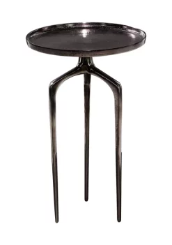 Discount 😍 Contemporary Aluminum Accent Table by Monroe Lane 😉 -Monroe Lane Sales Belk 20026