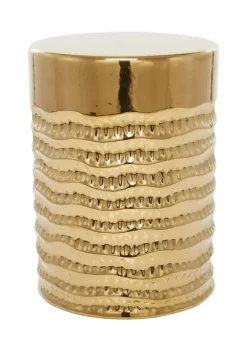 Outlet π Glam Ceramic Accent Table by Monroe Lane π