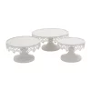 Budget 🛒 Vintage Metal Cake Stand - Set of 3 by Monroe Lane ✨