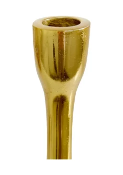 Outlet ❤️ Contemporary Aluminum Candle Holder - Set of 3 by Monroe Lane 👍 -Monroe Lane Sales Belk 20070