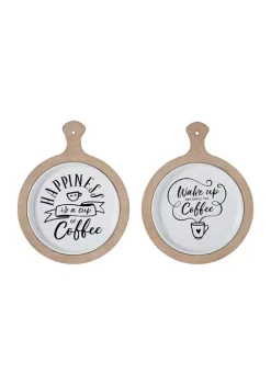 Hot Sale 😀 Farmhouse Metal Wall Decor - Set of 2 by Monroe Lane 🎉 -Monroe Lane Sales Belk 20085