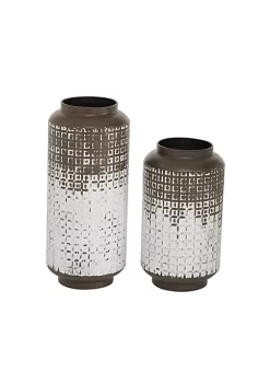New 🌟 Bohemian Metal Vase - Set of 2 by Monroe Lane 😍 -Monroe Lane Sales Belk 2009