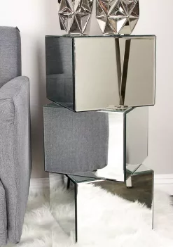 Best Pirce 💯 Glam Wood Pedestal Table by Monroe Lane 😉 -Monroe Lane Sales Belk 20116