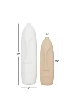 Deals 🤩 Contemporary Ceramic Vase - Set of 2 by Monroe Lane 🥰 -Monroe Lane Sales Belk 20118