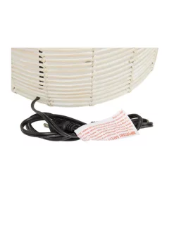 Budget 🔥 Coastal Rattan Table Lamp by Monroe Lane ⭐ -Monroe Lane Sales Belk 20145