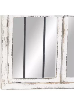 Best Sale 🥰 Wood Vintage Wall Mirror by Monroe Lane ✨ -Monroe Lane Sales Belk 20172