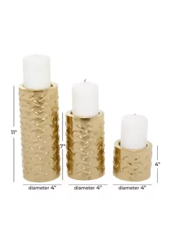 Cheap ❤️ Contemporary Metal Candle Holder - Set of 3 by Monroe Lane ❤️ 10 Cheap ❤️ Contemporary Metal Candle Holder - Set of 3 by Monroe Lane ❤️ -Monroe Lane Sales Belk 20186