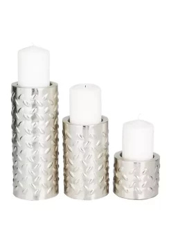 Cheap ❤️ Contemporary Metal Candle Holder - Set of 3 by Monroe Lane ❤️ 12 Cheap ❤️ Contemporary Metal Candle Holder - Set of 3 by Monroe Lane ❤️ -Monroe Lane Sales Belk 20188
