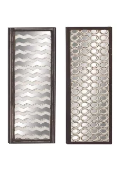 Coupon 💯 Wood Wall Décor - Set of 2 by Monroe Lane 🎉 -Monroe Lane Sales Belk 20195