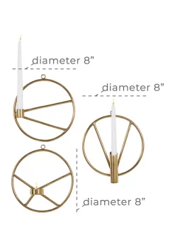 Cheap ⭐ Modern Stainless Steel Wall Sconce - Set of 3 by Monroe Lane ⭐ -Monroe Lane Sales Belk 20225