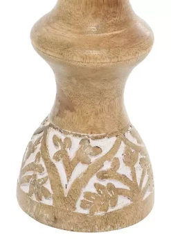 Best Sale 🎉 Country Cottage Wood Candle Holder - Set of 3 by Monroe Lane 😀 -Monroe Lane Sales Belk 20325