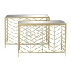 Best deal ⭐ Contemporary Metal Console Table - Set of 2 by Monroe Lane 🤩