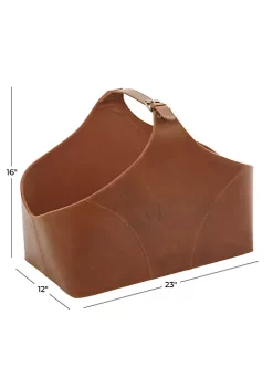 Best Pirce ✨ Modern Leather Magazine Holder by Monroe Lane 👏 -Monroe Lane Sales Belk 20406