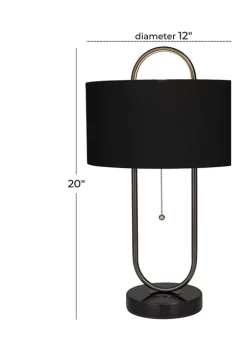 Cheapest 🎉 Modern Metal Accent Lamp by Monroe Lane 🤩 -Monroe Lane Sales Belk 20428
