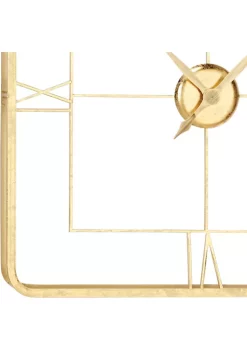 Best reviews of 🔥 Glam Metal Wall Clock by Monroe Lane 🎁 -Monroe Lane Sales Belk 20438