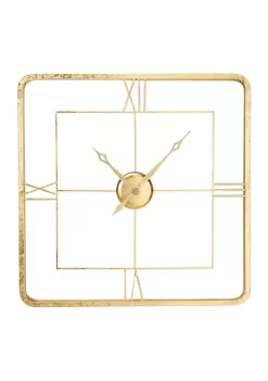 Best reviews of 🔥 Glam Metal Wall Clock by Monroe Lane 🎁 -Monroe Lane Sales Belk 20440