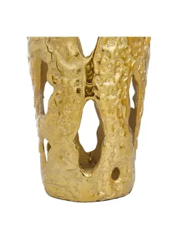 Best Sale ❤️ Contemporary Aluminum Vase - Set of 2 by Monroe Lane 👏 -Monroe Lane Sales Belk 20458