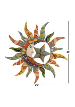 Deals 🧨 Eclectic Metal Wall Decor by Monroe Lane 😍 -Monroe Lane Sales Belk 20466