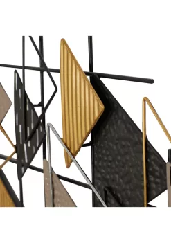 Flash Sale 🔔 Iron Contemporary Wall Décor by Monroe Lane 👏 -Monroe Lane Sales Belk 20471