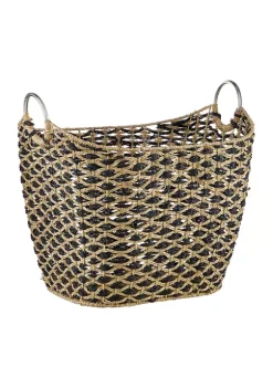 Cheapest 🔥 Bohemian Seagrass Storage Basket by Monroe Lane 👏 -Monroe Lane Sales Belk 20491