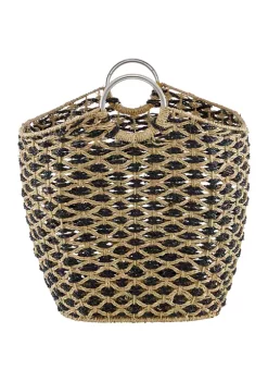 Cheapest 🔥 Bohemian Seagrass Storage Basket by Monroe Lane 👏 -Monroe Lane Sales Belk 20493