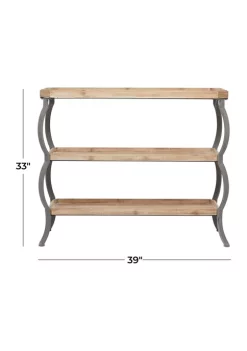 Hot Sale 🔥 Rustic Wood Console Table by Monroe Lane 🔥 -Monroe Lane Sales Belk 20596