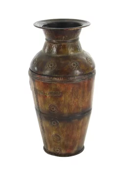 Discount 🤩 Rustic Metal Vase - Set of 2 by Monroe Lane 🥰 -Monroe Lane Sales Belk 20602