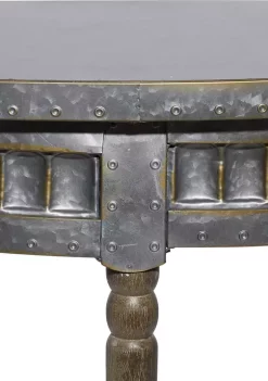 Best deal 😍 Farmhouse Metal Console Table by Monroe Lane 🎁 -Monroe Lane Sales Belk 20612