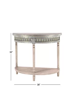Best deal 😍 Farmhouse Metal Console Table by Monroe Lane 🎁 -Monroe Lane Sales Belk 20614