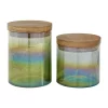 Promo 🔥 Coastal Wood Decorative Jars - Set of 2 by Monroe Lane ⭐
