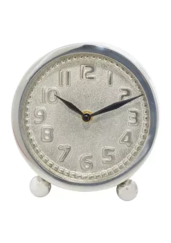 Deals 💯 Glam Stainless Steel Clock by Monroe Lane 🤩 -Monroe Lane Sales Belk 20691